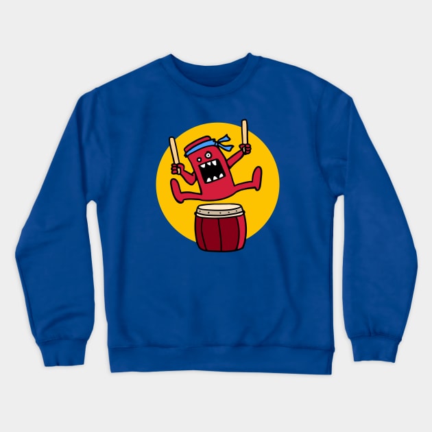 Taiko monster Crewneck Sweatshirt by schlag.art